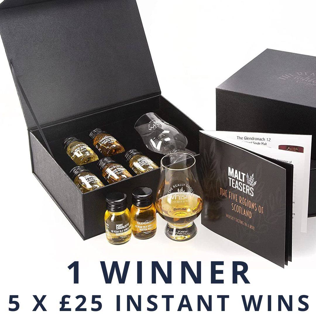 The 5 Regions of Scotland Whisky Tasting Set + 5 Instant Wins | 1156