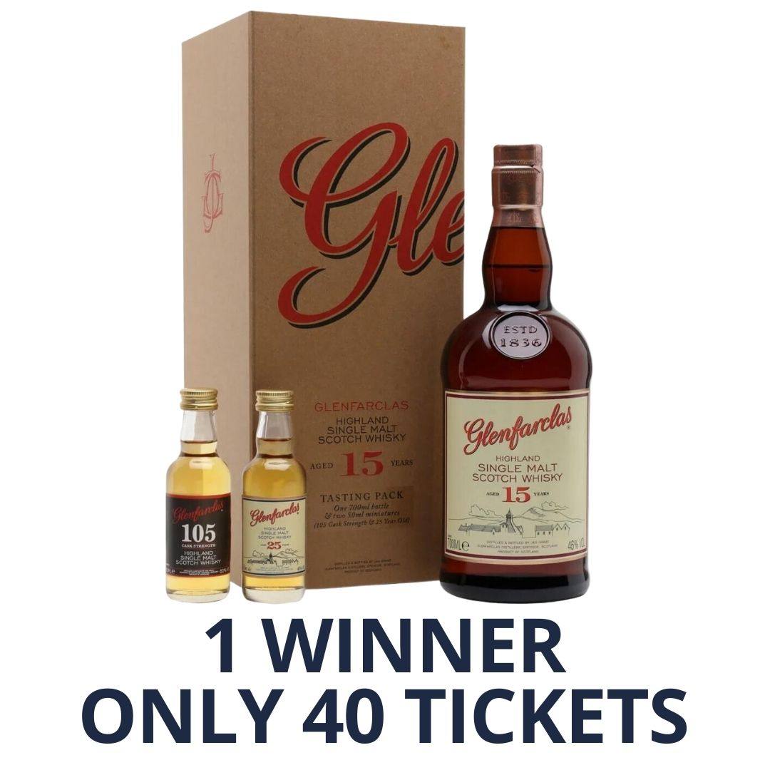 Glenfarclas 15 Year Old Set with 105 & 25 Year Old Minis | 1208