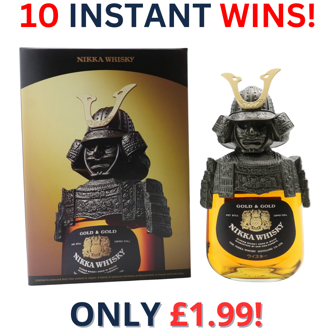 Nikka Gold and Gold Samurai Edition Japanese Whisky + 10 Instant Wins!