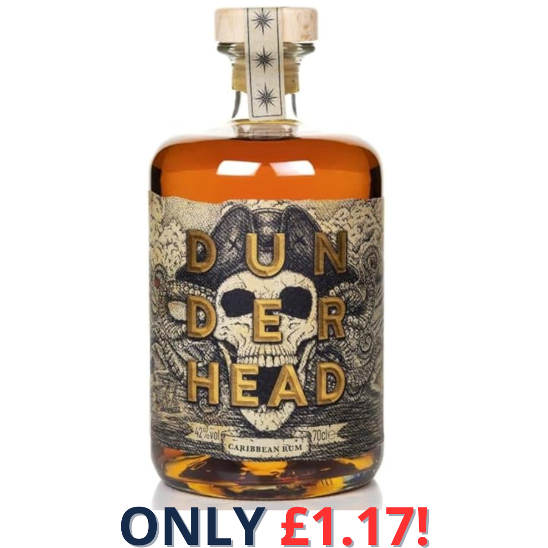 Dunderhead Dark Rum Blended Caribbean Rum!