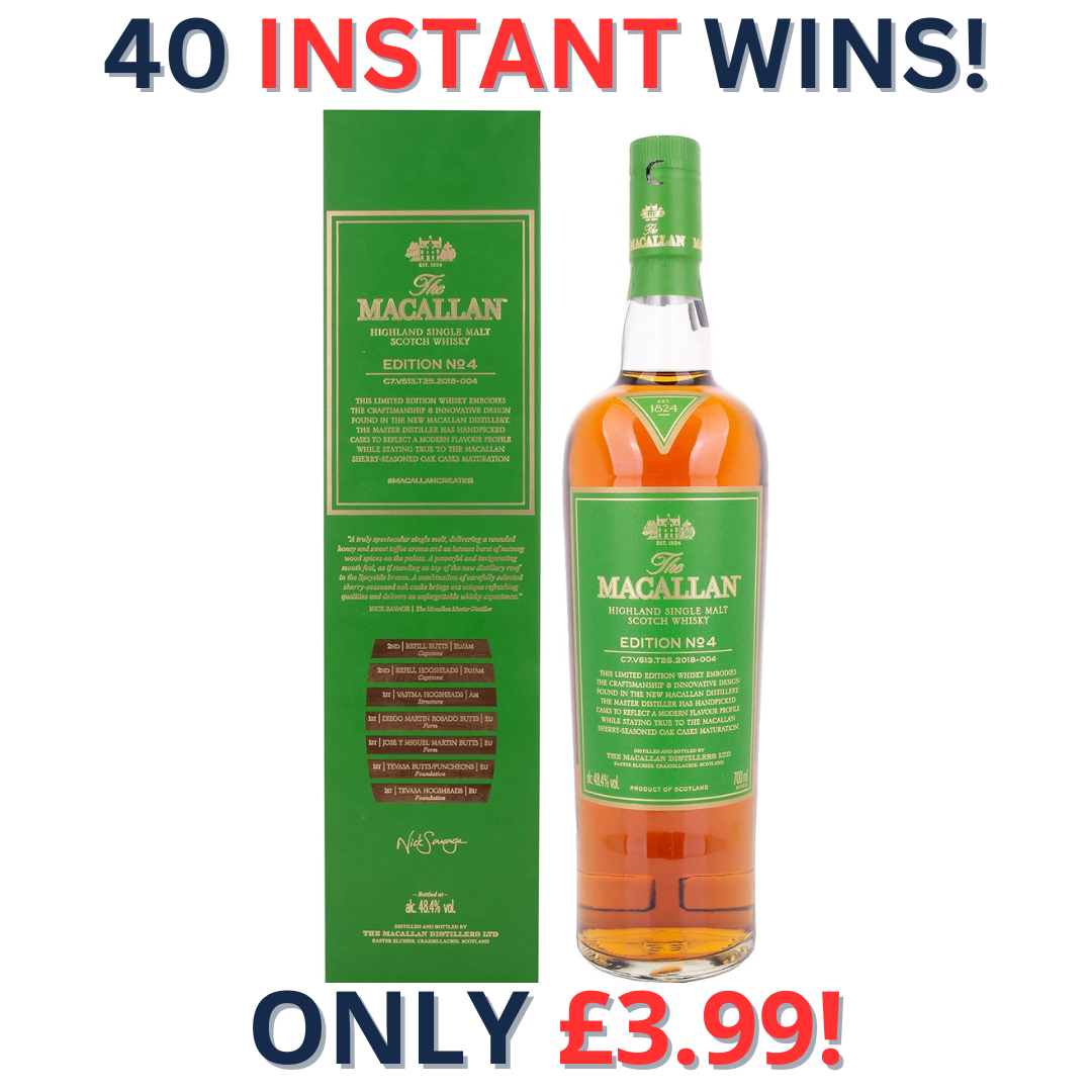 The Macallan Edition No. 4 + 40 Instant Wins!