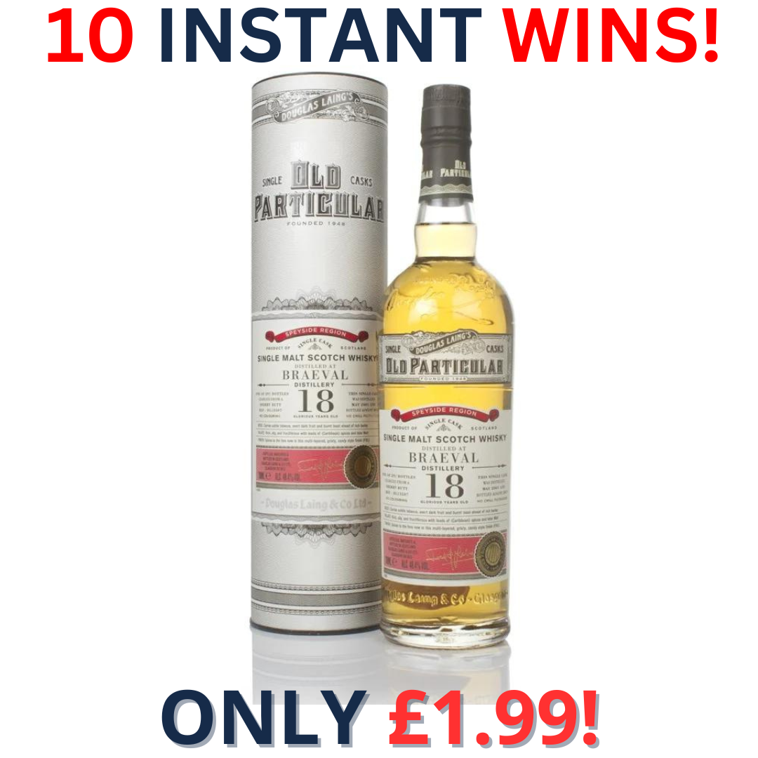 Braeval 18 Year Old 2001- Old Particular - Douglas Laing Whisky (Bottle 1/291) + 10 Instant Wins | 1849!