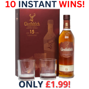 Glenfiddich 15 Year Old Solera Vat & Glasses Gift Set + 10 Instant Wins | 1861!