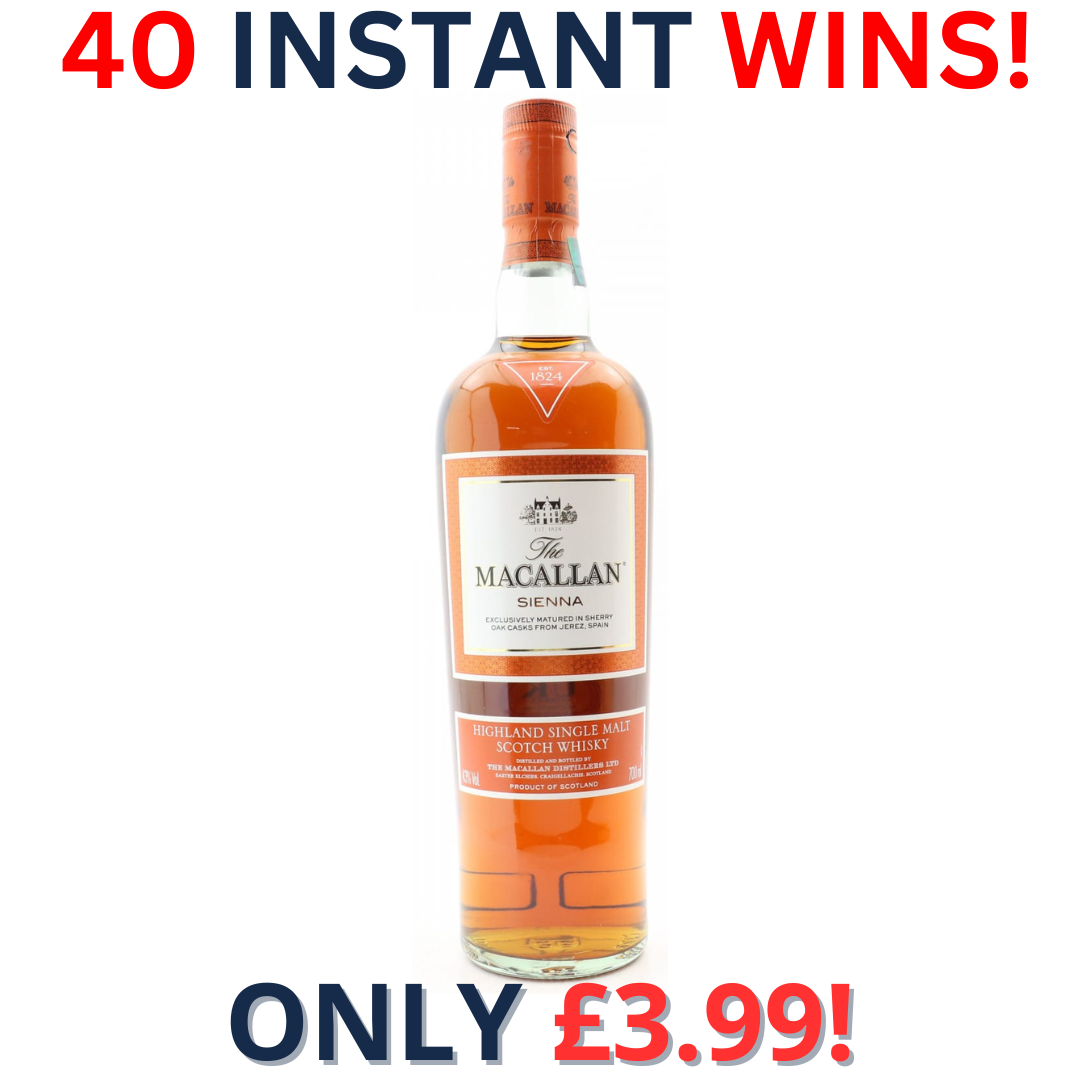 The Macallan Sienna - 1824 Series Whisky + 40 Instant Wins | 1874!