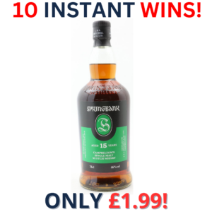 Springbank 15 yr old + 10 Instant Wins | 1879!