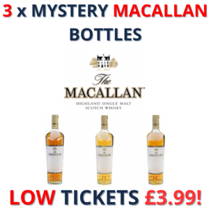 3 x Macallan Mystery Bottles + 40 Instant Wins | 1951!