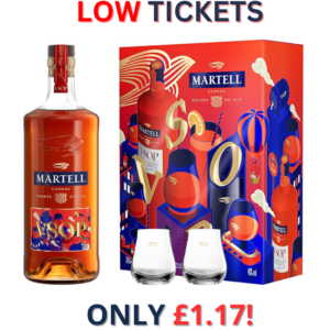 Martell VSOP Red Barrel Cognac Glasses Gift Set | 2057!