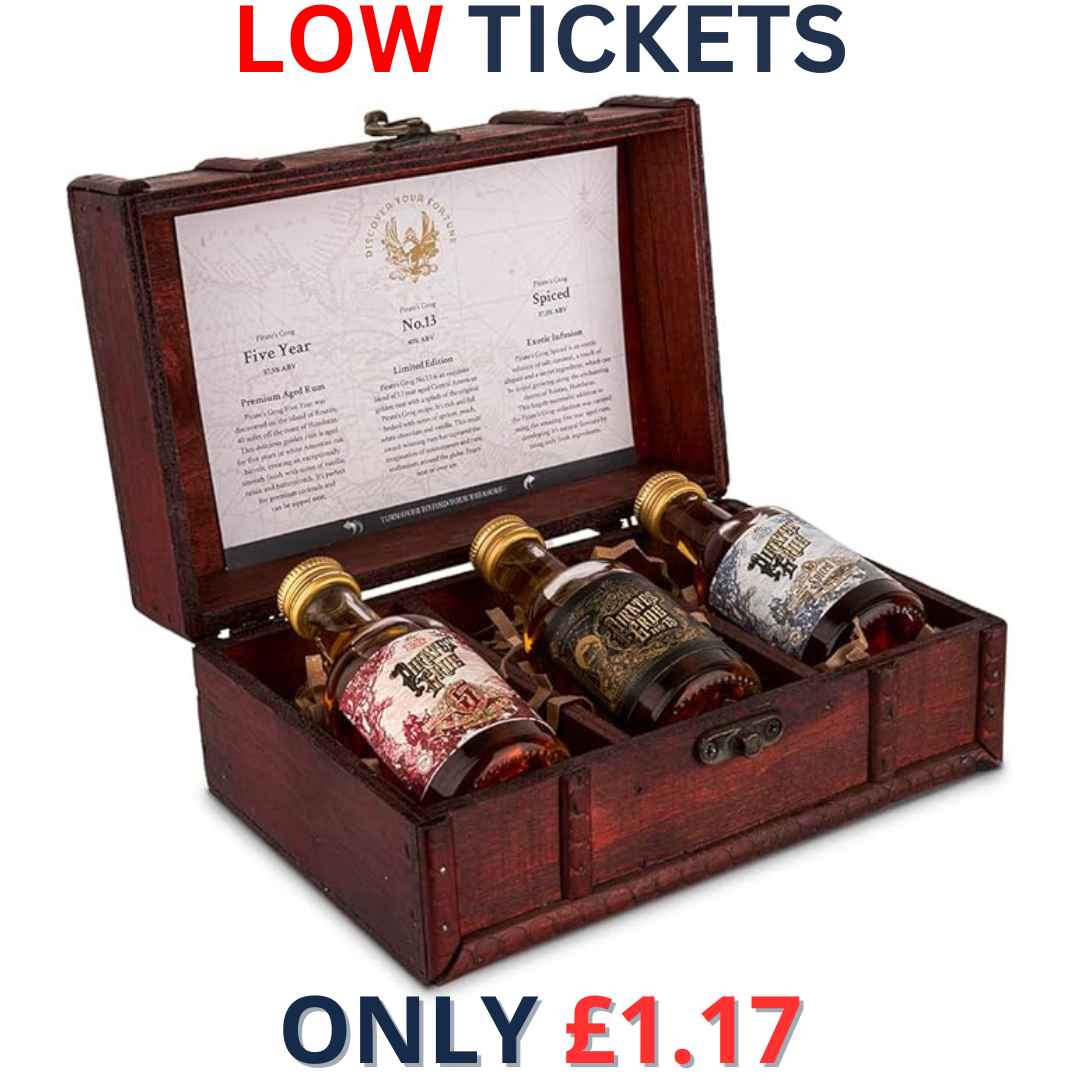 Pirate's Grog Miniatures Gift Set of 3 Rums | 2095!