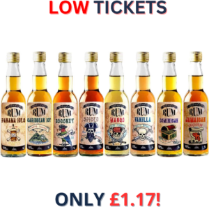 Premium Miniature Rum Tasting Gift Set | 40ml each x 8 | 2111!