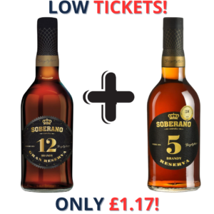 Soberano 12 Gran Reserva & Soberano 5 Reserva Spanish Brandy in American Oak Cask | 2221!