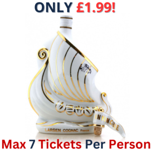 Larsen Fine Champagne Cognac Viking Ship Decanter | 2185!