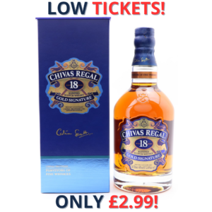 Chivas Regal 18 Year Old Gold Signature | 2196!