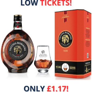 Vecchia Romagna Etichetta Nera Brandy Giftpack with Glass | 2270!