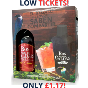 Ron Viejo de Caldas Gift Set – 5-Year Aged Rum (750ml) with Branded Tumbler | 2276!