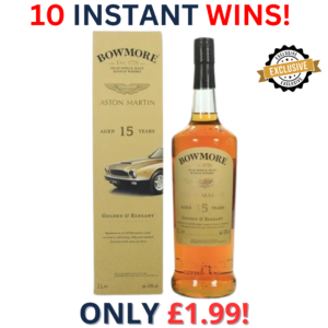 Bowmore 15 Year Old (Aston Martin) 1 Litre + 10 Instant Wins |2365!