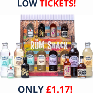 Spiced Rum Gift Set - 4x 5cl Dead Mans Fingers, Kraken, Barcardi White & Old J Cherry Rum | 2415!