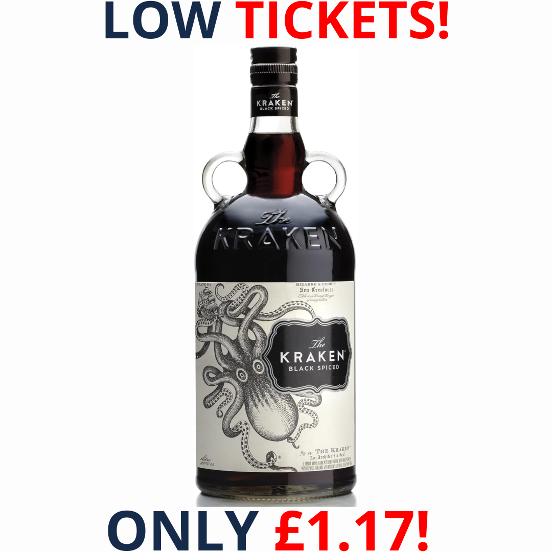Kraken Black Spiced Rum, 1L | 2437!