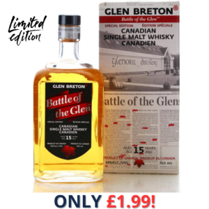 Glen Breton Battle of the Glen 15 Year Old Canadian Single Malt | 2548!