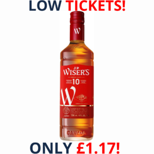 J.P. Wiser's 10 Year Old Triple Barrel Blended Whisky | 2608!