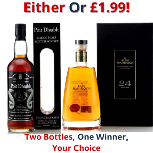 Either Or Poit Dhubh 21 Year Old or Glen Marnoch 24 Year Old Highland Single Malt | 2715!