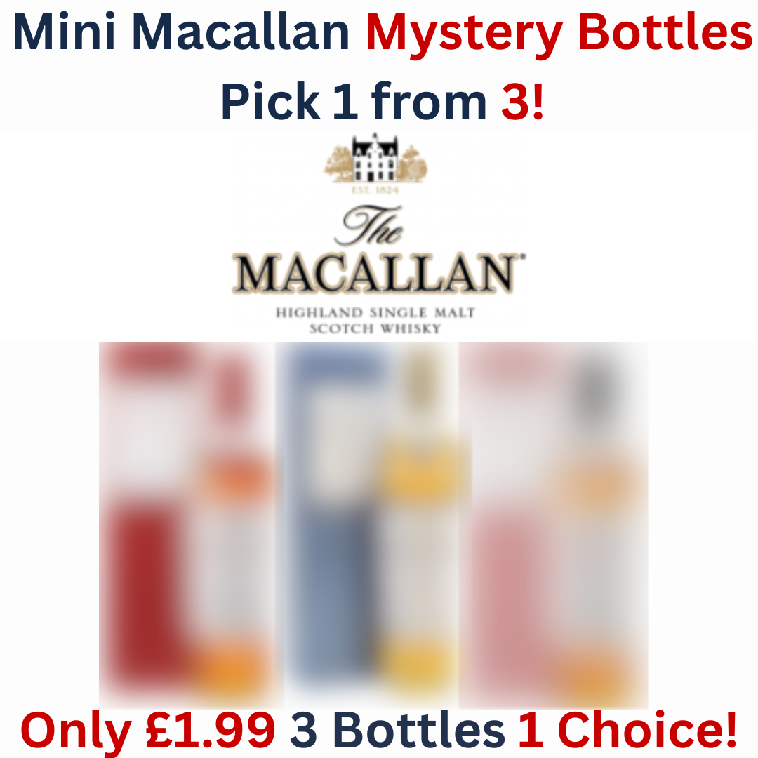 Mini Macallan Mystery Bottles Pick 1 from 3 | 2815!