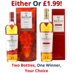 Mini Macallan Either Or Macallan A Night On Earth in Scotland - Erica Dorn or Macallan Classic Cut 2023 Edition | 2816!