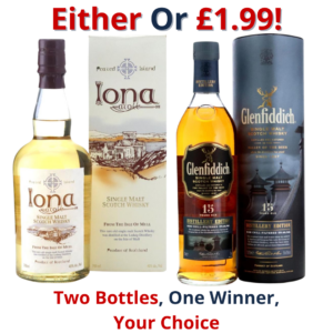 Either Or Ledaig Iona Atoll Single Malt or Glenfiddich Distillery Edition 15 Year Old | 2897!