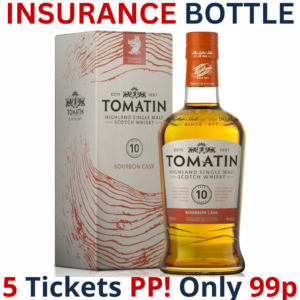 Tomatin 10 Year Old Highland Single Malt Scotch Whisky Aged in Bourbon Casks | 2905!