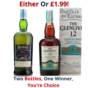 Either Or Ardbeg Smoketrails Manzanilla Edition Litre or Glenlivet Licensed Dram 12 Year Old | 2932!