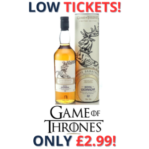 Royal Lochnagar 12 Year Old Game of Thrones - House Baratheon | 2938!