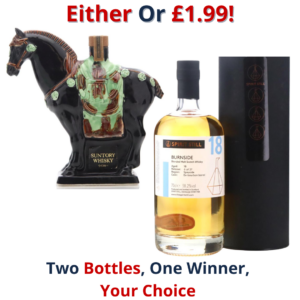 Suntory Royal Whisky - Year of the Horse Decanter or Burnside 18 Year Old | 3032!
