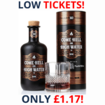 Come Hell or High Water XO Dark Rum Gift Set with Italian Crystal Glass | 3049!