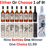 Either Or Choose 1 Of The Game of Thrones Whisky Collection Complete 9 Bottle Collection + 10 Instant Wins | 3119!
