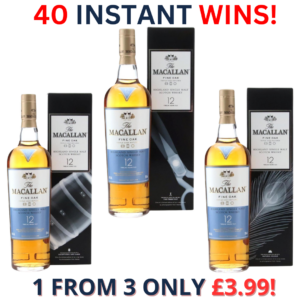 The Macallan – Nick Veasey X Ray Collection Pick 1 from 3 – Macallan Fine Oak 12 Year Old – Nick Veasey Pillar No.1 Pillar No.3 Pillar No.4 Pillar No.5 + 40 Instant Wins | 3166!